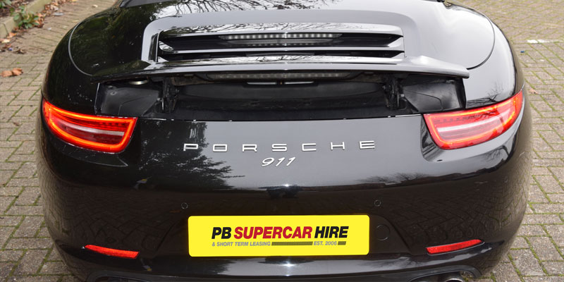 Porsche 911 Hire back