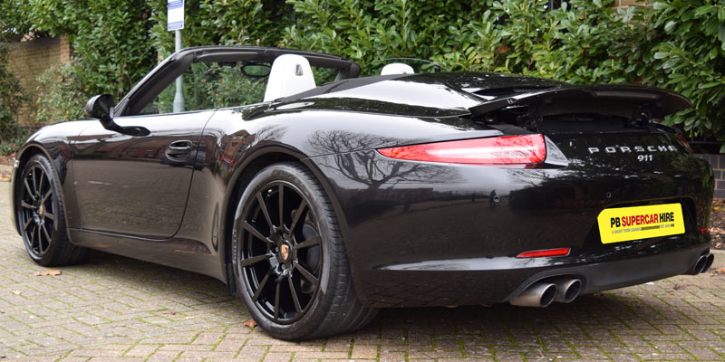 Porsche 911 Hire rear