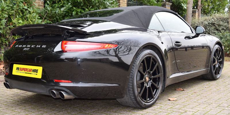 Porsche 911 Hire side top up